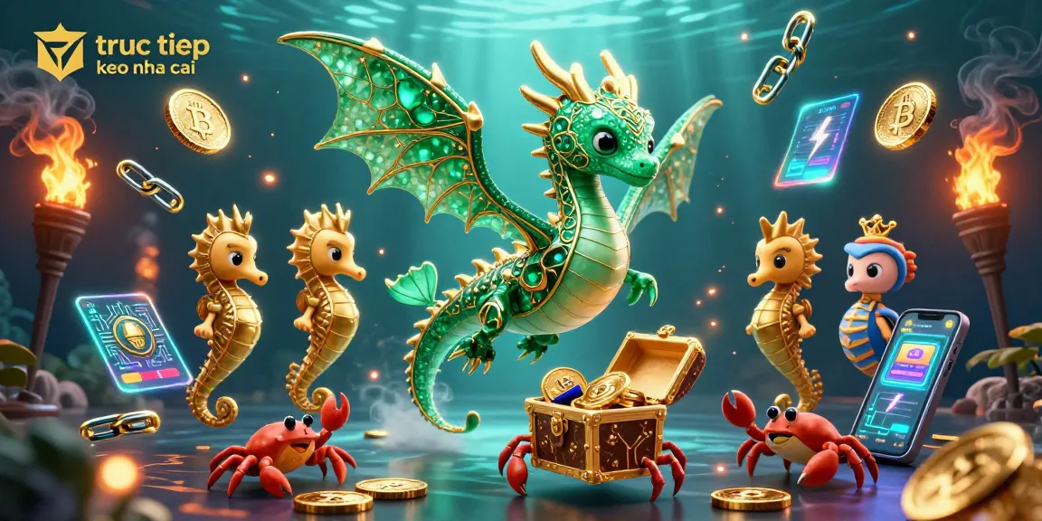 Win strategies in truc tiep keo nha cai showcased in a vibrant underwater 3D casino scene.