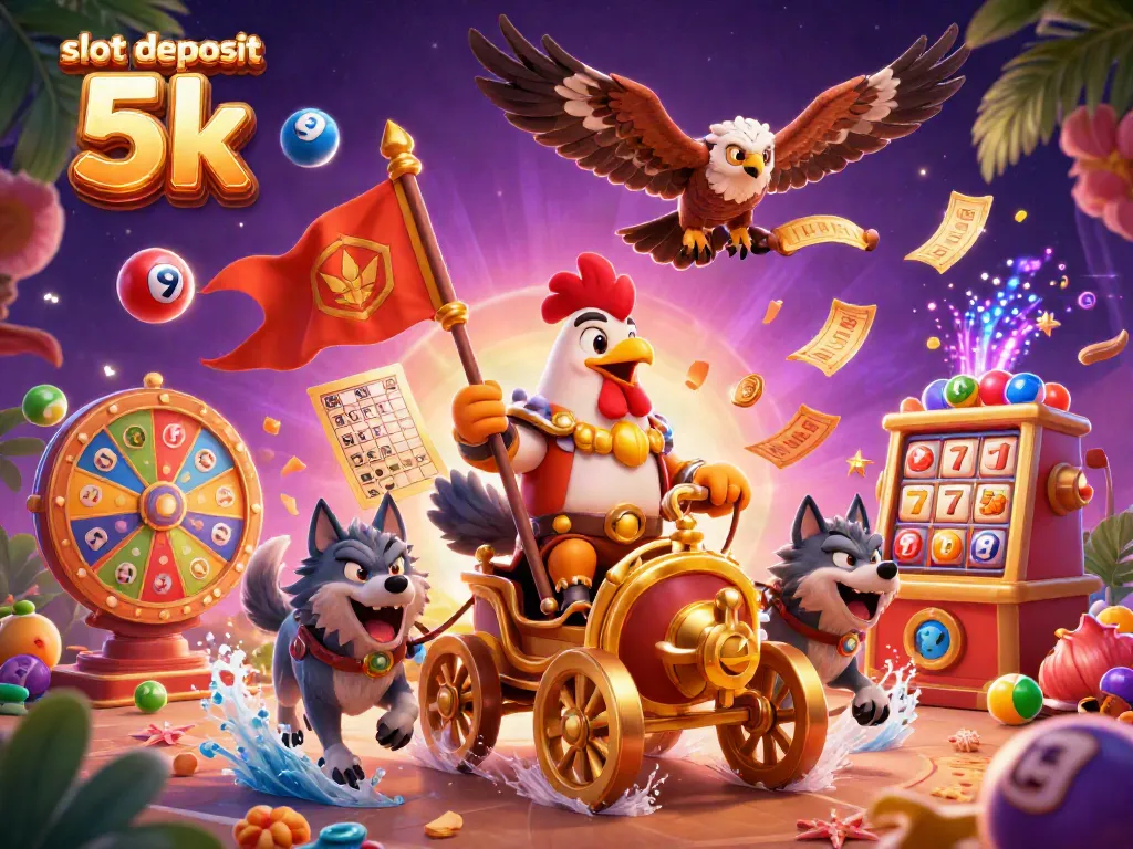 Experience the excitement of slot deposit 5k with colorful characters and dynamic gameplay elements.