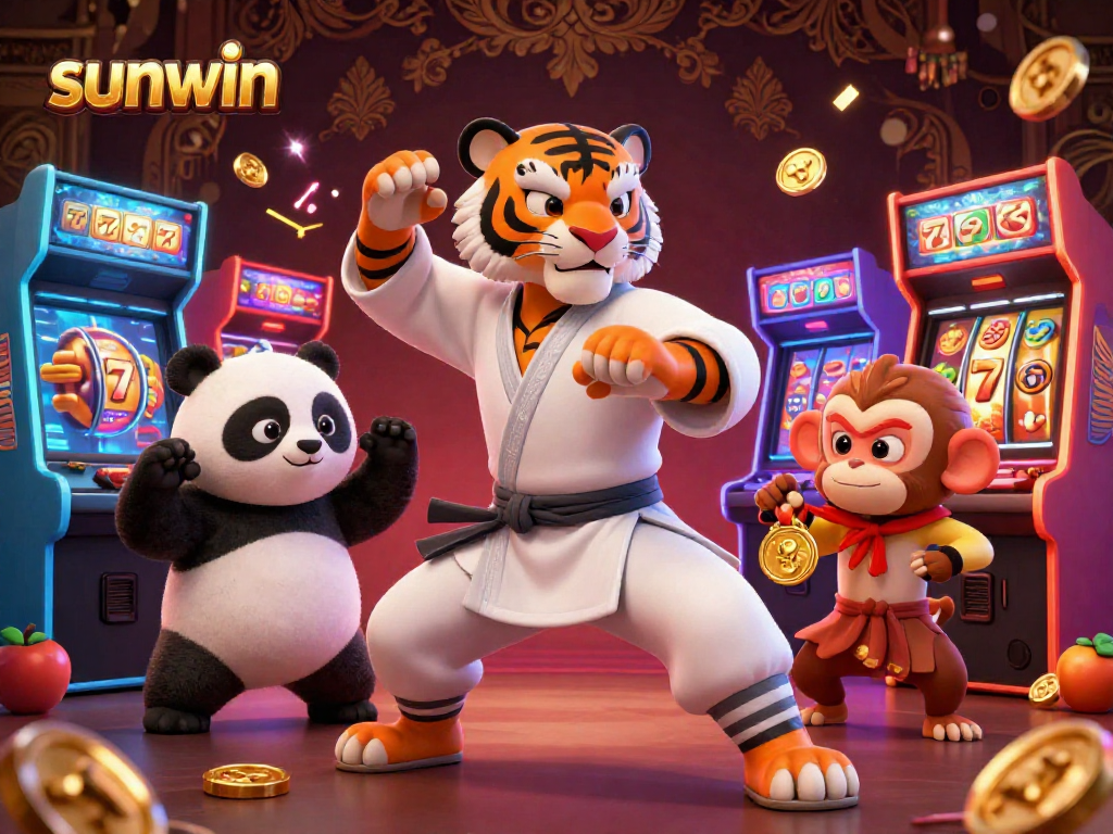 Join the fun at sunwin with vibrant 3D casino characters and game elements for exciting gameplay.