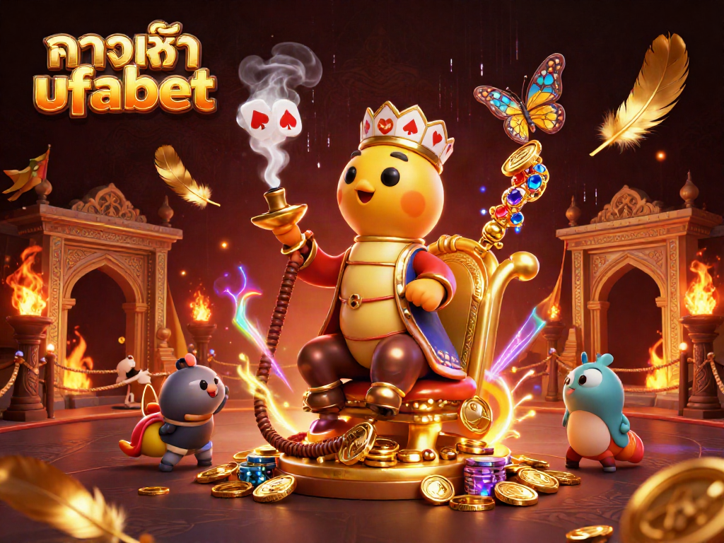 Play and win with ทางเข้า ufabet at this vibrant 3D casino-themed illustration showcasing exciting gaming elements.