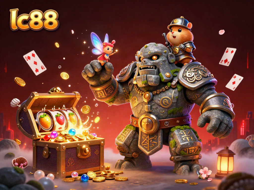 Engage with the thrilling lc88 gaming adventure at a dazzling casino fantasy scene.