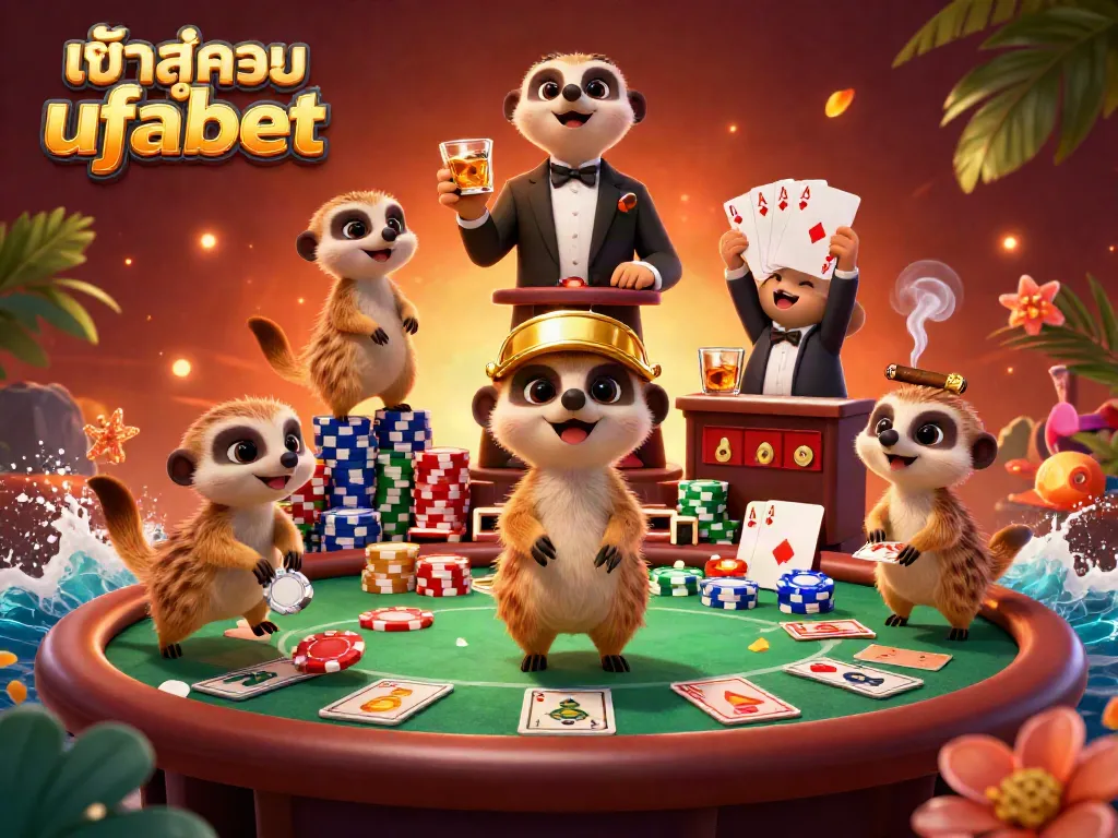 Experience the vibrant atmosphere at the casino with the adorable meerkats, featuring เข้าสู่ระบบ ufabet for seamless access.
