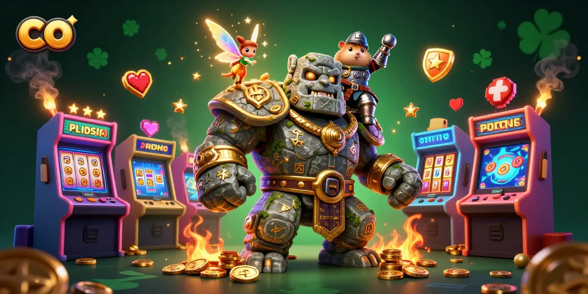 Play engaging co-themed casino games with colorful characters and vibrant casino elements.