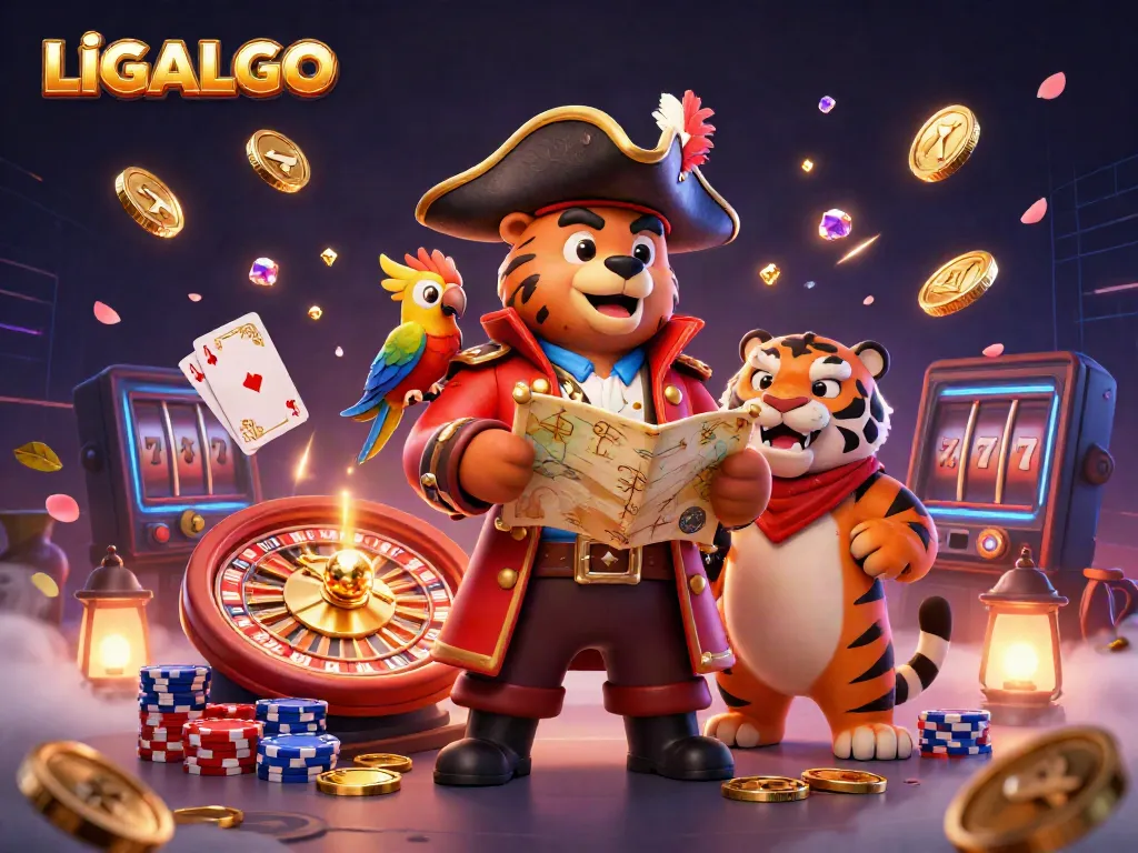 LIGALGO's thrilling casino experience with dazzling characters and rich gaming elements.