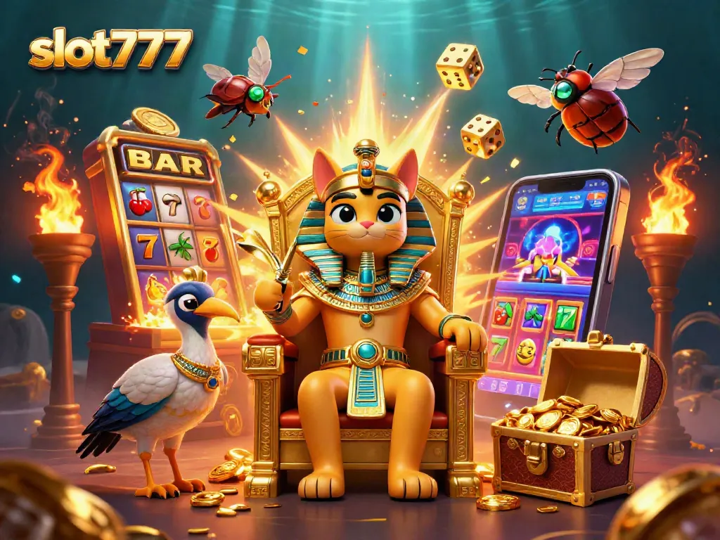 Mainkan slot777 dengan simbol keberuntungan di kasino interaktif yang meriah