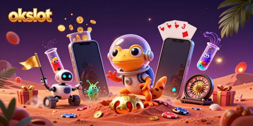 เล่นเกมสล็อตออนไลน์ที่ OKSLOT ด้วยภาพลักษณ์ที่น่าตื่นตาตื่นใจ