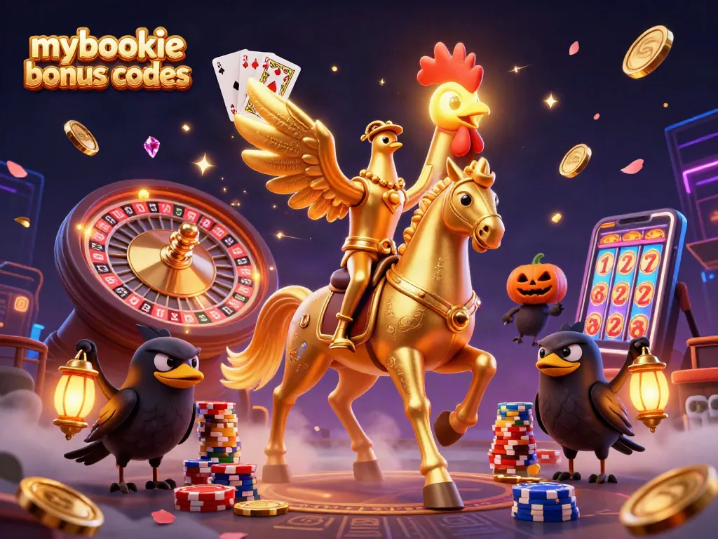 Experience exciting mybookie bonus codes with vibrant casino elements and dynamic characters in action.