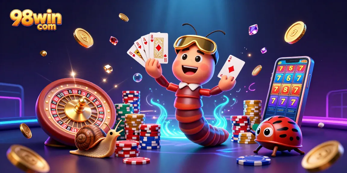 Win big at 98win com with exciting gambling activities and a colorful casino atmosphere.