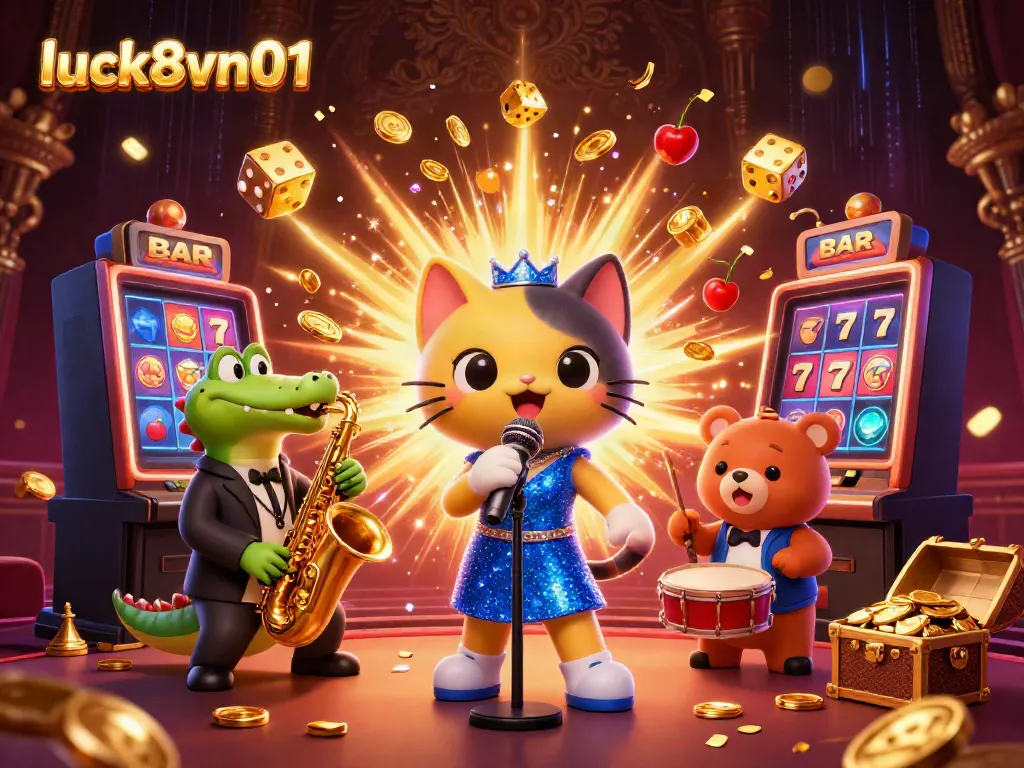Experience thrilling wins at luck8vn01 with lively casino characters, colorful game elements, and vibrant energy.