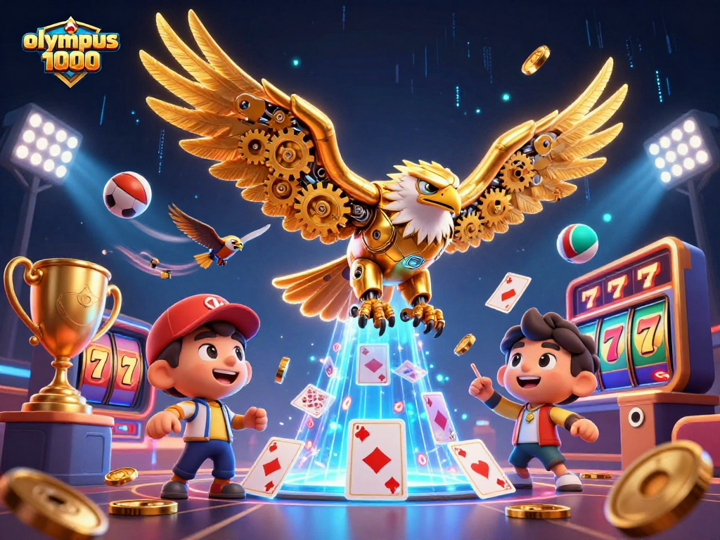 Mainkan slot Olympus 1000 dengan kesempatan menang jackpot maksimal dan simbol keberuntungan.