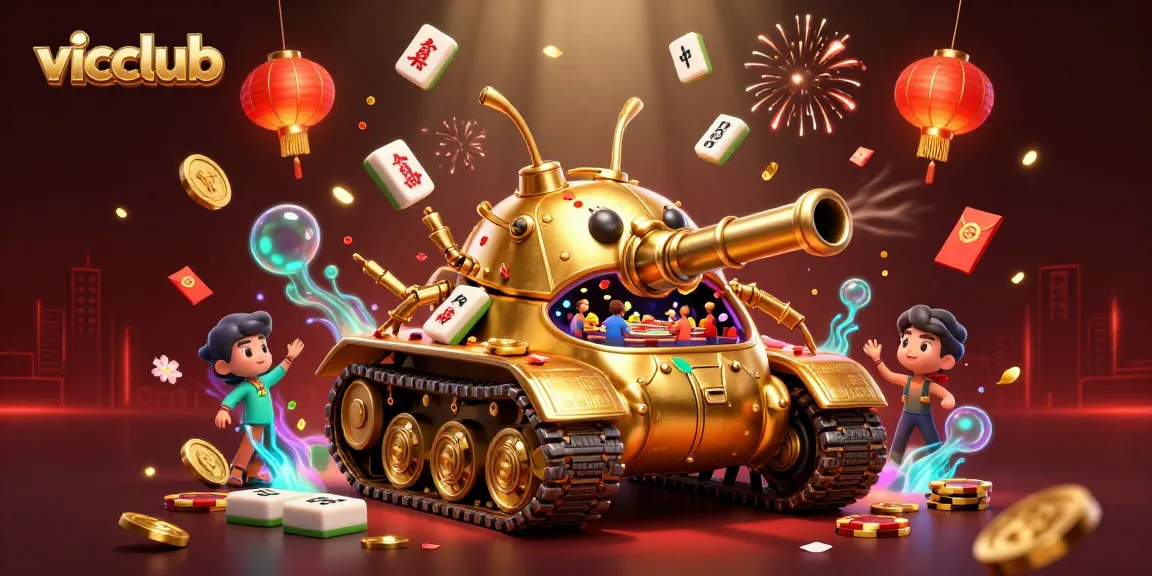 Engage in thrilling gameplay with vicclub's vibrant casino scene featuring unique elements.