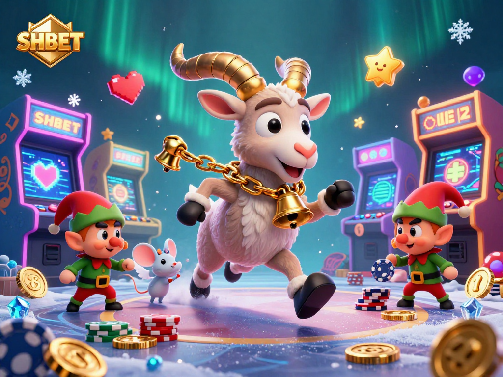 Win big at SHBET's thrilling holiday-horror casino with cartoon characters and vibrant gaming elements.
