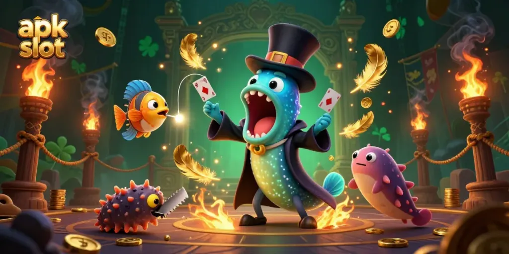 Experience thrilling gameplay with apk slot featuring magical sea creatures and vibrant casino elements