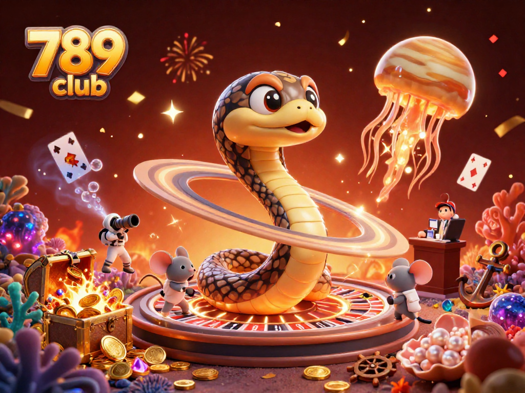 Experience thrilling gameplay with 789 club's cosmic-themed casino adventure, featuring dynamic character bets.