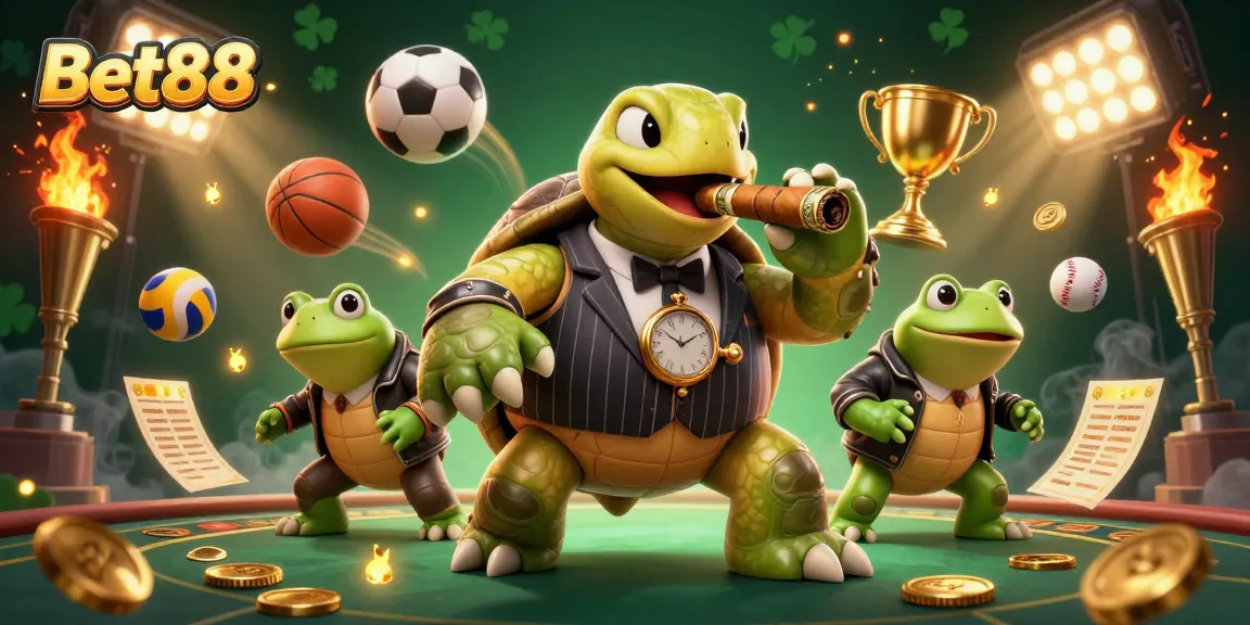 Engage with Bet88's thrilling gaming experience, rich in vibrant characters and dynamic sports elements.