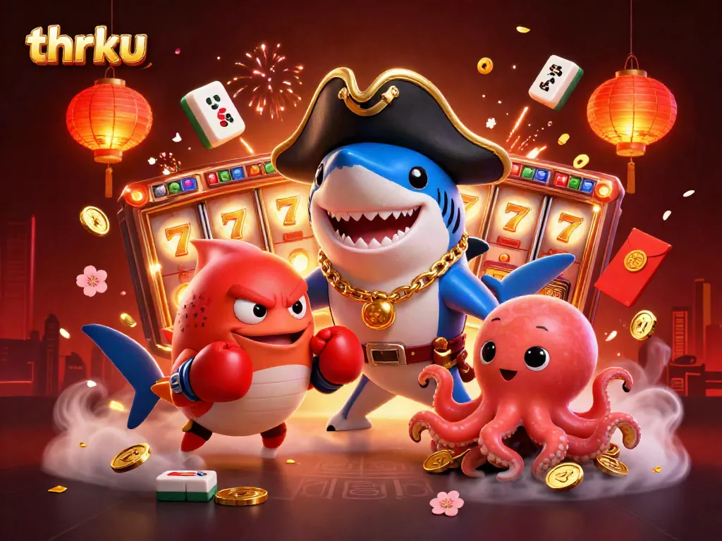 Spin slots with thrilling characters including the pirate shark and discover thrku's exciting gaming experience.