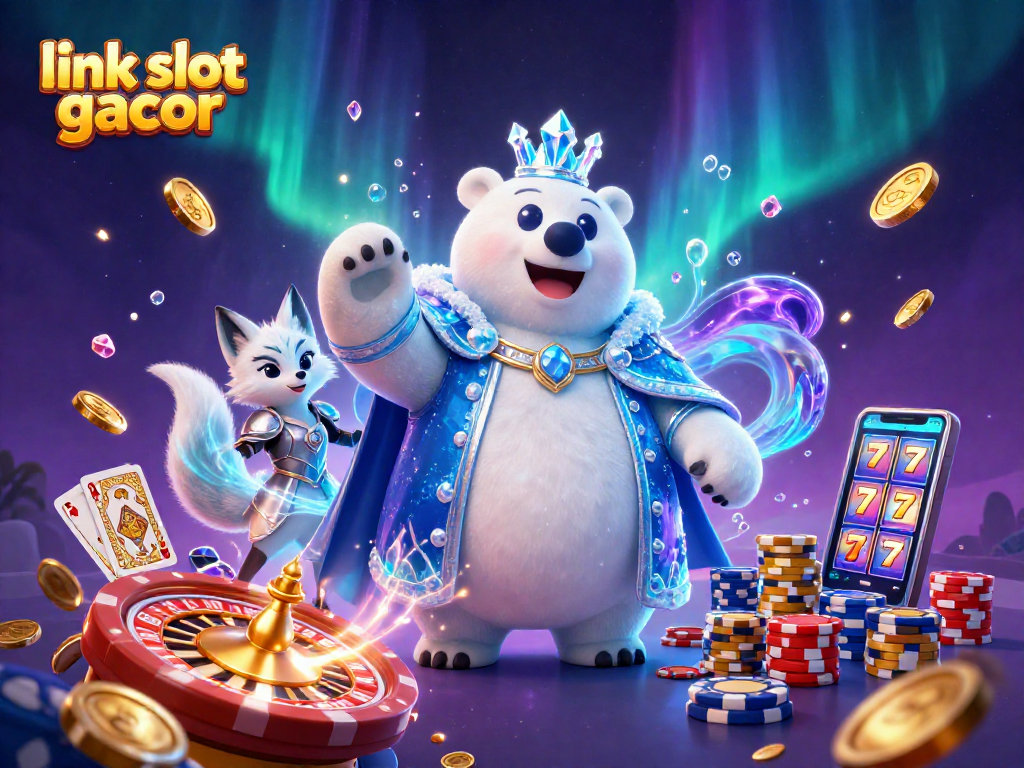 Temukan link slot gacor dengan simbol keberuntungan di gambar ilustrasi permainan kasino.