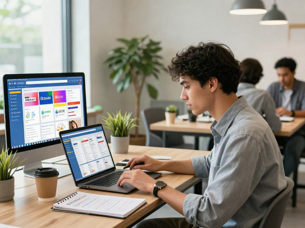 หางาน opportunities in a vibrant co-working space with motivated job seekers.