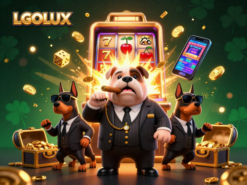 Win big with LGOLUX as you explore an exhilarating 3D casino scene featuring exciting gaming elements.