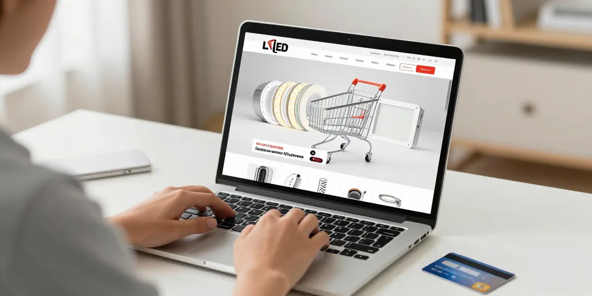 Banda LED 220V de calitate superioară oferită pe platforma de e-commerce iluminat-ieftin.ro, pentru cele mai bune oferte de iluminat.
