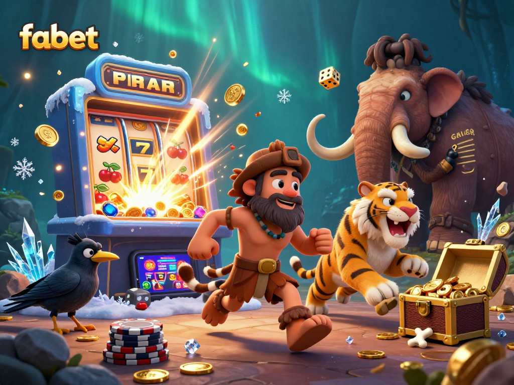 Join the fabet gaming adventure with a dynamic prehistoric casino featuring exciting action and vibrant elements.