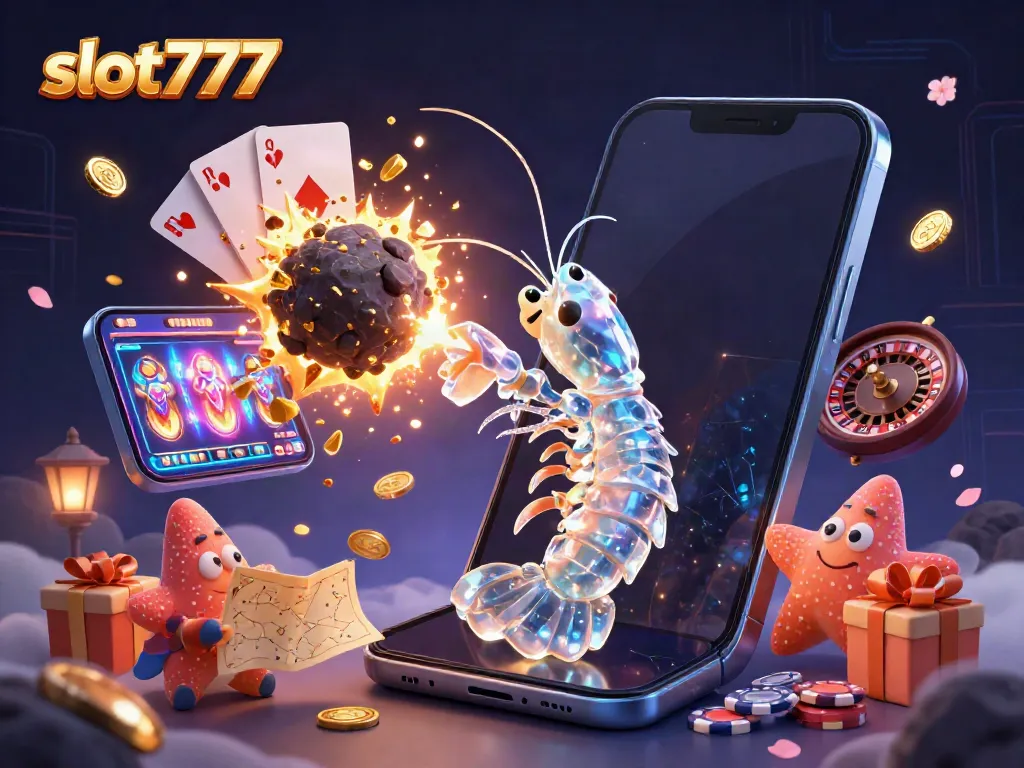 Experience thrilling slot777 action surrounded by a galactic theme of samurai mantis shrimp and starfish.