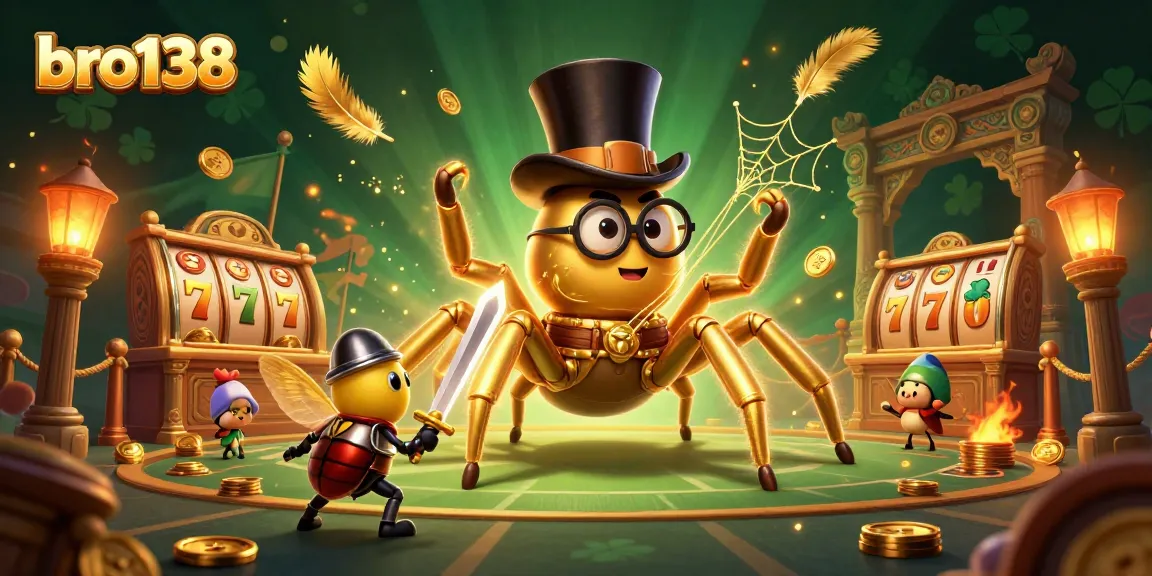 Experience the excitement of bro138 slots with gold, characters, and thrilling animations.