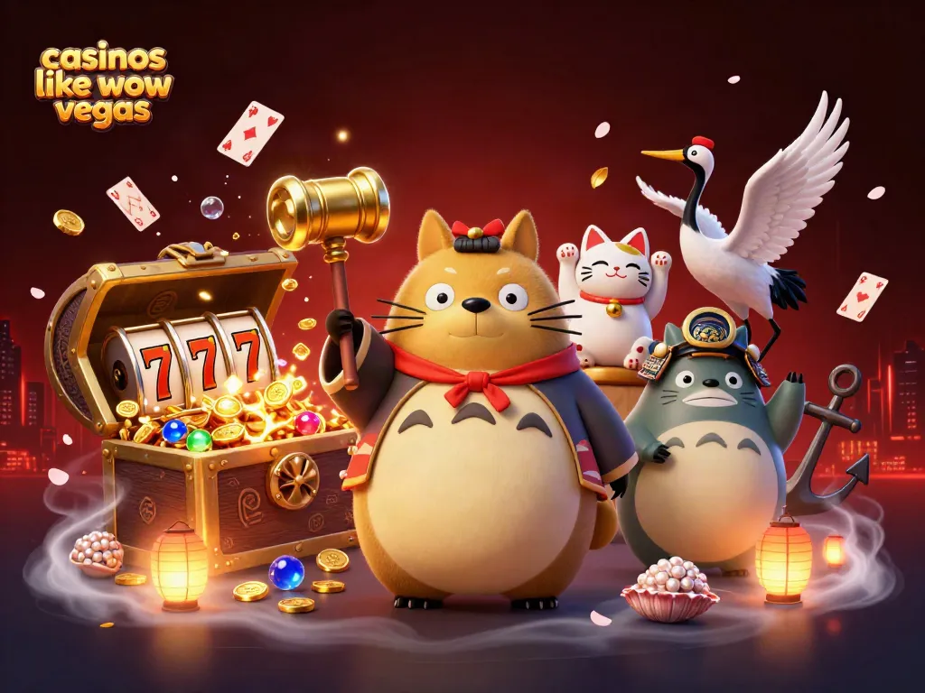 Play exciting games at casinos like wow vegas with vibrant characters and rich casino elements.