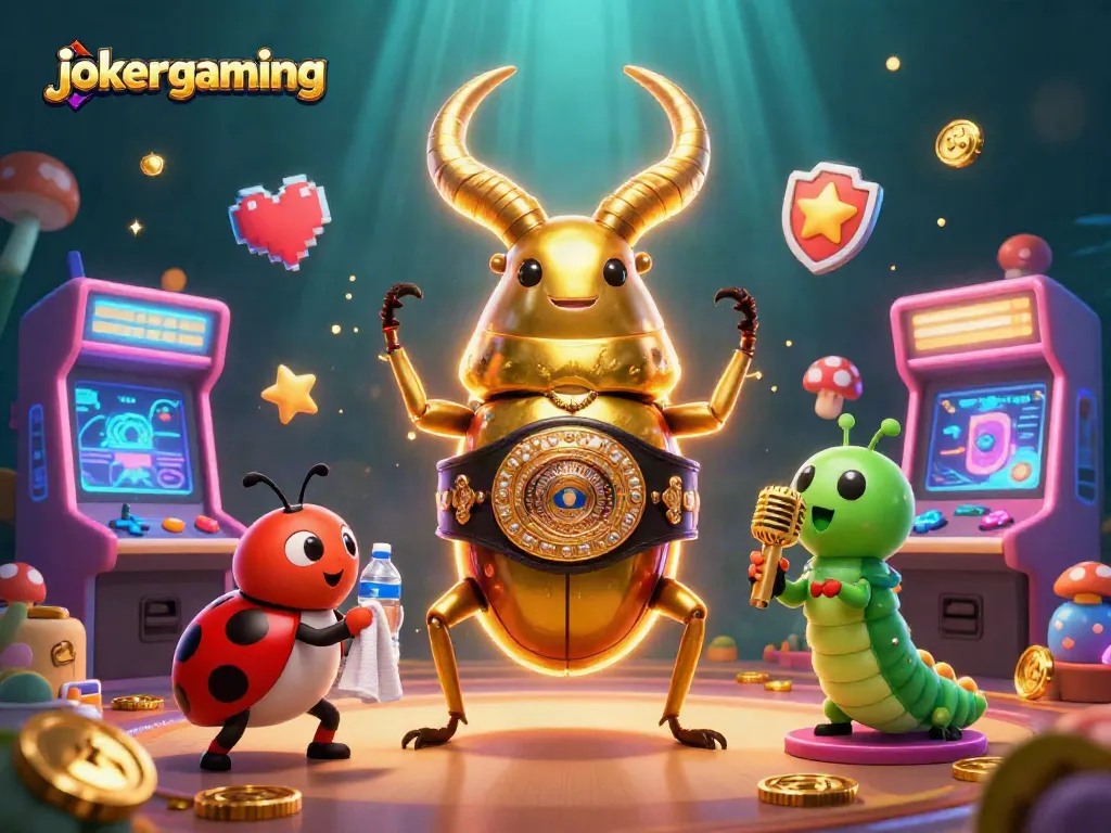 เล่น jokergaming ในคาสิโนออนไลน์พร้อมกับ Beetle และ Ladybug แสดงบรรยากาศที่สนุกสนาน